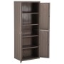 Gartenschrank, PP-Holzoptik, 65 x 45 x 172 cm von vidaXL, Schließfächer und Lagerschränke - Ref: Foro24-151240, Preis: 254,54...