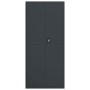 Anthrazitgrauer Aktenschrank aus Stahl 90x40x200 cm von vidaXL, Aktenschränke - Ref: Foro24-339763, Preis: 341,92 €, Rabatt: %