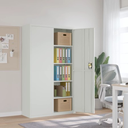 Aktenschrank aus hellgrauem Stahl 105x40x180 cm von vidaXL, Aktenschränke - Ref: Foro24-339769, Preis: 381,54 €, Rabatt: %