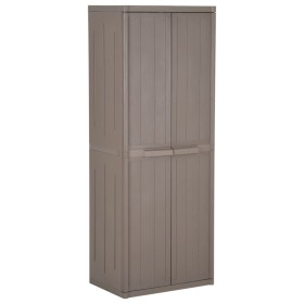 Gartenschrank, PP-Holzoptik, 65 x 45 x 172 cm von vidaXL, Schließfächer und Lagerschränke - Ref: Foro24-151241, Preis: 263,30...