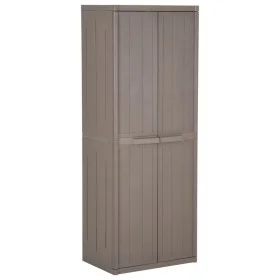 Gartenschrank, PP-Holzoptik, 65 x 45 x 172 cm von vidaXL, Schließfächer und Lagerschränke - Ref: Foro24-151241, Preis: 371,68...
