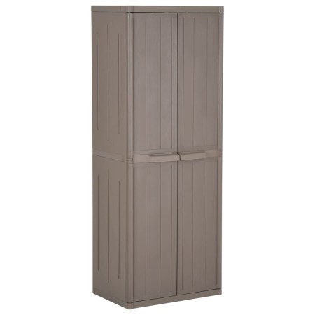 Gartenschrank, PP-Holzoptik, 65 x 45 x 172 cm von vidaXL, Schließfächer und Lagerschränke - Ref: Foro24-151241, Preis: 263,30...