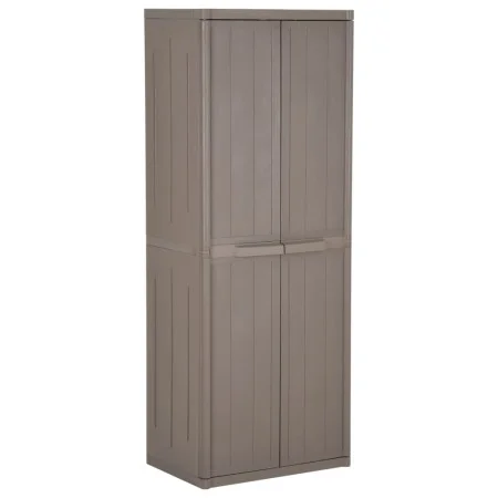 Gartenschrank, PP-Holzoptik, 65 x 45 x 172 cm von vidaXL, Schließfächer und Lagerschränke - Ref: Foro24-151241, Preis: 371,59...