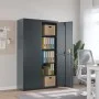 Anthracite gray steel filing cabinet 105x40x180 cm by vidaXL, Filing cabinets - Ref: Foro24-339771, Price: 302,06 €, Discount: %