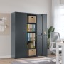 Anthrazitgrauer Aktenschrank aus Stahl, 105 x 40 x 180 cm von vidaXL, Aktenschränke - Ref: Foro24-339771, Preis: 334,15 €, Ra...