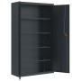 Anthrazitgrauer Aktenschrank aus Stahl, 105 x 40 x 180 cm von vidaXL, Aktenschränke - Ref: Foro24-339771, Preis: 334,15 €, Ra...