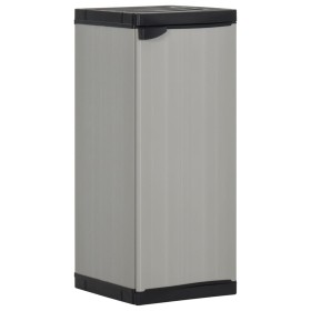 Garden cabinet with 1 gray and black shelf 35x40x85 cm by vidaXL, Lockers and storage cabinets - Ref: Foro24-340982, Price: 8...