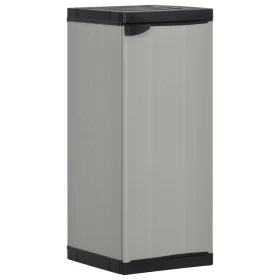 Garden cabinet with 1 gray and black shelf 35x40x85 cm by vidaXL, Lockers and storage cabinets - Ref: Foro24-340982, Price: 8...