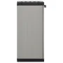 Gartenschrank mit 1 grauen und schwarzen Regal 35x40x85 cm von vidaXL, Schließfächer und Lagerschränke - Ref: Foro24-340982, ...