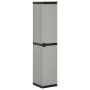 Garden cabinet with 3 shelves gray and black 34x40x168 cm by vidaXL, Lockers and storage cabinets - Ref: Foro24-340985, Price...