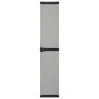 Garden cabinet with 3 shelves gray and black 34x40x168 cm by vidaXL, Lockers and storage cabinets - Ref: Foro24-340985, Price...