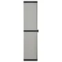 Garden cabinet with 3 shelves gray and black 34x40x168 cm by vidaXL, Lockers and storage cabinets - Ref: Foro24-340985, Price...