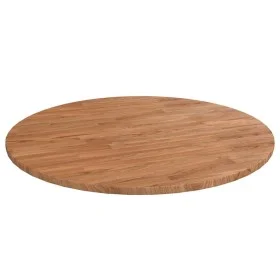 Round light brown oak wood table top Ø80x1.5 cm by vidaXL, Table tops - Ref: Foro24-342963, Price: 97,96 €, Discount: %