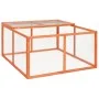 Kaninchenstall aus massivem Tannenholz 124x120x60 cm von vidaXL, Käfige und Lebensräume für Kleintiere - Ref: Foro24-170876, ...