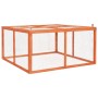 Kaninchenstall aus massivem Tannenholz 124x120x60 cm von vidaXL, Käfige und Lebensräume für Kleintiere - Ref: Foro24-170876, ...
