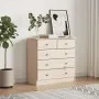 Cómoda ALTA madera maciza pino 77x35x73 cm de vidaXL, Cajoneras - Ref: Foro24-353921, Precio: 145,90 €, Descuento: %