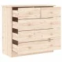 Cómoda ALTA madera maciza pino 77x35x73 cm de vidaXL, Cajoneras - Ref: Foro24-353921, Precio: 145,90 €, Descuento: %