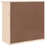 Cómoda ALTA madera maciza pino 77x35x73 cm de vidaXL, Cajoneras - Ref: Foro24-353921, Precio: 145,90 €, Descuento: %