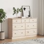 Chest of drawers ALTA solid pine wood 112x35x73 cm by vidaXL, Drawers - Ref: Foro24-353919, Price: 197,22 €, Discount: %