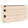 Chest of drawers ALTA solid pine wood 112x35x73 cm by vidaXL, Drawers - Ref: Foro24-353919, Price: 197,22 €, Discount: %