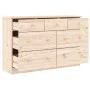 Kommode ALTA aus massivem Kiefernholz 112x35x73 cm von vidaXL, Schubladen - Ref: Foro24-353919, Preis: 216,84 €, Rabatt: %