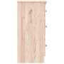 Chest of drawers ALTA solid pine wood 112x35x73 cm by vidaXL, Drawers - Ref: Foro24-353919, Price: 197,22 €, Discount: %