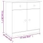 ALTA Sideboard aus massivem Kiefernholz 77x35x73 cm von vidaXL, Sideboards - Ref: Foro24-353941, Preis: 116,31 €, Rabatt: %
