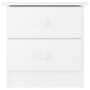 HIGH Nachttisch aus massivem Kiefernholz weiß 41x35x41 cm von vidaXL, Nachttische - Ref: Foro24-353916, Preis: 62,07 €, Rabat...