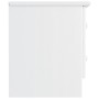 HIGH Nachttisch aus massivem Kiefernholz weiß 41x35x41 cm von vidaXL, Nachttische - Ref: Foro24-353916, Preis: 62,07 €, Rabat...