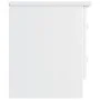 Mesita de noche ALTA madera maciza de pino blanco 41x35x41 cm de vidaXL, Mesitas de noche - Ref: Foro24-353916, Precio: 60,97...