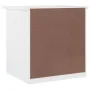 Mesita de noche ALTA madera maciza de pino blanco 41x35x41 cm de vidaXL, Mesitas de noche - Ref: Foro24-353916, Precio: 60,97...