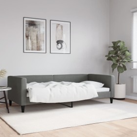 Dunkelgraues Schlafsofa aus Stoff, 90 x 200 cm von vidaXL, Betten und Lattenroste - Ref: Foro24-353984, Preis: 172,24 €, Raba...