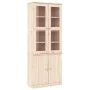 ALTA glass display case solid pine wood 77x35x186.5 cm by vidaXL, Sideboards - Ref: Foro24-353949, Price: 274,69 €, Discount: %