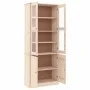 ALTA glass display case solid pine wood 77x35x186.5 cm by vidaXL, Sideboards - Ref: Foro24-353949, Price: 274,69 €, Discount: %