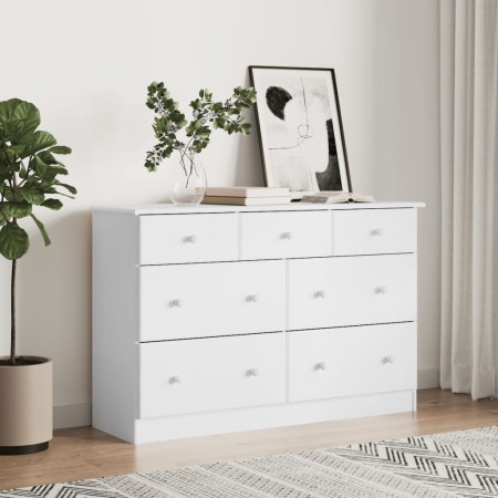 ALTA chest of drawers solid white pine wood 112x35x73 cm by vidaXL, Drawers - Ref: Foro24-353920, Price: 231,28 €, Discount: %