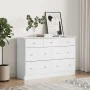 Kommode ALTA aus massivem weißem Kiefernholz 112x35x73 cm von vidaXL, Schubladen - Ref: Foro24-353920, Preis: 236,03 €, Rabat...