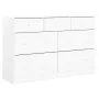 Kommode ALTA aus massivem weißem Kiefernholz 112x35x73 cm von vidaXL, Schubladen - Ref: Foro24-353920, Preis: 236,03 €, Rabat...