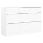 Kommode ALTA aus massivem weißem Kiefernholz 112x35x73 cm von vidaXL, Schubladen - Ref: Foro24-353920, Preis: 231,28 €, Rabat...