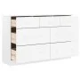 Kommode ALTA aus massivem weißem Kiefernholz 112x35x73 cm von vidaXL, Schubladen - Ref: Foro24-353920, Preis: 236,03 €, Rabat...