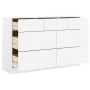 Kommode ALTA aus massivem weißem Kiefernholz 112x35x73 cm von vidaXL, Schubladen - Ref: Foro24-353920, Preis: 231,28 €, Rabat...