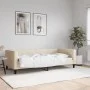 Sofá cama tela color crema 90x200 cm de vidaXL, Camas y somieres - Ref: Foro24-353987, Precio: 183,59 €, Descuento: %