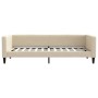 Schlafsofa aus cremefarbenem Stoff, 90 x 200 cm von vidaXL, Betten und Lattenroste - Ref: Foro24-353987, Preis: 186,28 €, Rab...