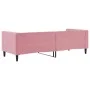 Rosafarbenes Samtschlafsofa 80x200 cm von vidaXL, Betten und Lattenroste - Ref: Foro24-354004, Preis: 182,18 €, Rabatt: %
