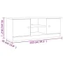 ALTA TV-Schrank aus massivem weißem Kiefernholz 112x35x41 cm von vidaXL, TV-Möbel - Ref: Foro24-353936, Preis: 87,68 €, Rabat...
