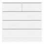 Cómoda cajonera ALTA madera maciza pino blanco 77x35x73 cm de vidaXL, Cajoneras - Ref: Foro24-353922, Precio: 133,54 €, Descu...