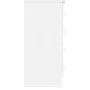 Cómoda cajonera ALTA madera maciza pino blanco 77x35x73 cm de vidaXL, Cajoneras - Ref: Foro24-353922, Precio: 149,81 €, Descu...