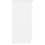 Cómoda cajonera ALTA madera maciza pino blanco 77x35x73 cm de vidaXL, Cajoneras - Ref: Foro24-353922, Precio: 133,54 €, Descu...