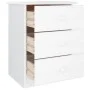 ALTA Nachttisch aus massivem weißem Kiefernholz 41x35x55,5 cm von vidaXL, Nachttische - Ref: Foro24-353918, Preis: 70,95 €, R...