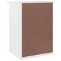 ALTA Nachttisch aus massivem weißem Kiefernholz 41x35x55,5 cm von vidaXL, Nachttische - Ref: Foro24-353918, Preis: 69,70 €, R...