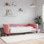 Sofá cama terciopelo rosa 90x200 cm de vidaXL, Camas y somieres - Ref: Foro24-354011, Precio: 185,12 €, Descuento: %